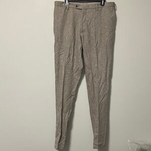 Suitsupply 100% Wool Pants in Taupe